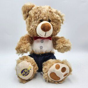 Hard Rock Hotel Tan Teddy Bear Plush Stuffed Animal 8in tall